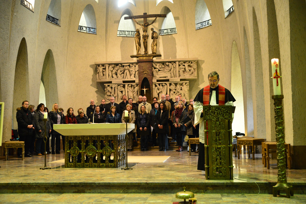 Andacht in der Marienkirche in Limburg mit P. Leo Wiszniewsky SAC