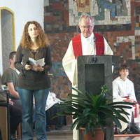 Zweiter Besuch der Gemeinde Strahovice in Ruppach-Goldhausen im Mai 2007 mit Besuchen in Limburg am Grab von P. Richard Henkes und in der Philosophisch-Theologischen Hochschule, dem früheren Studienheim in Schönstatt