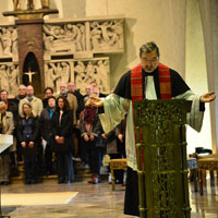 Andacht mit P. Leo Wiszniewsky SAC in der Marienkirche in Limburg